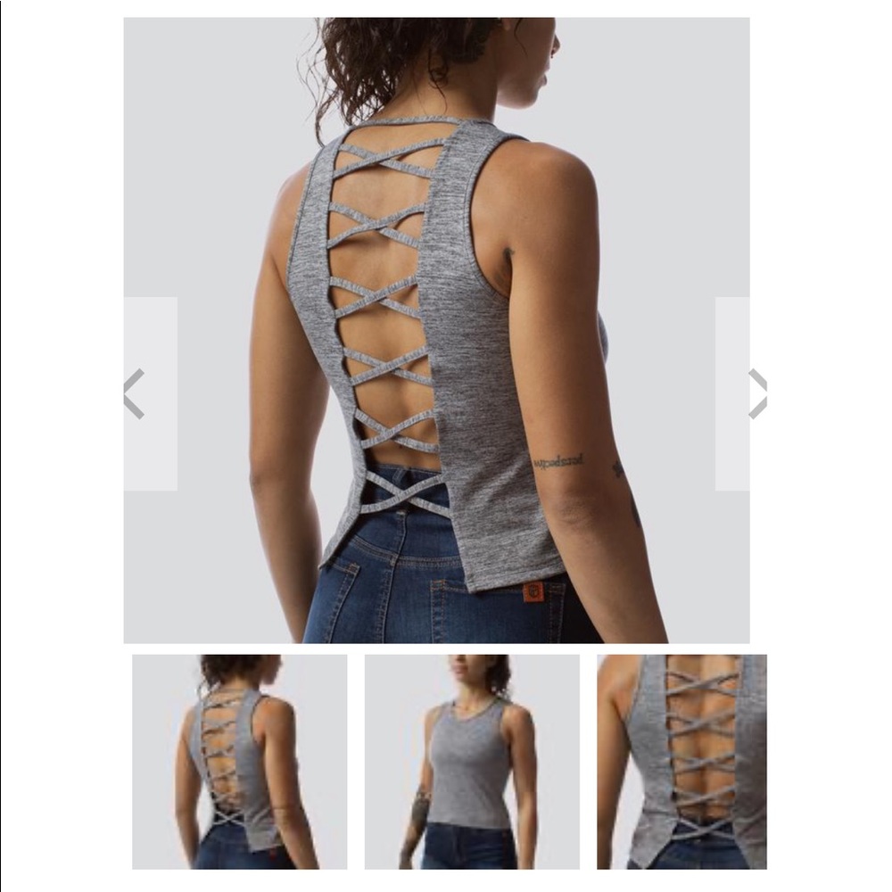 Born Primitive String me Along Crop top